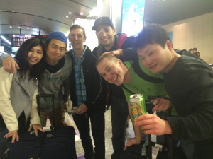 Left to right: Nanako, Koichi, Seth, Me, Rob, Koyama
