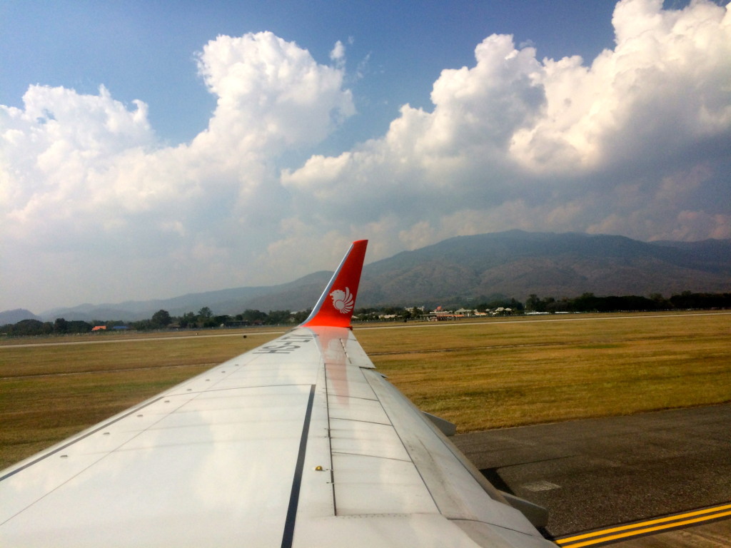 Departing Chiang Mai International Airport