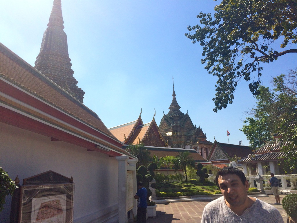 Chris, #inspiredwhitegirl, at Wat Pho