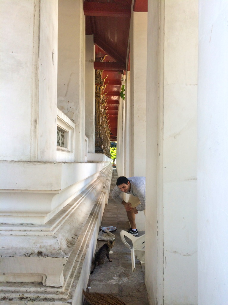 Chris at Wat Pho