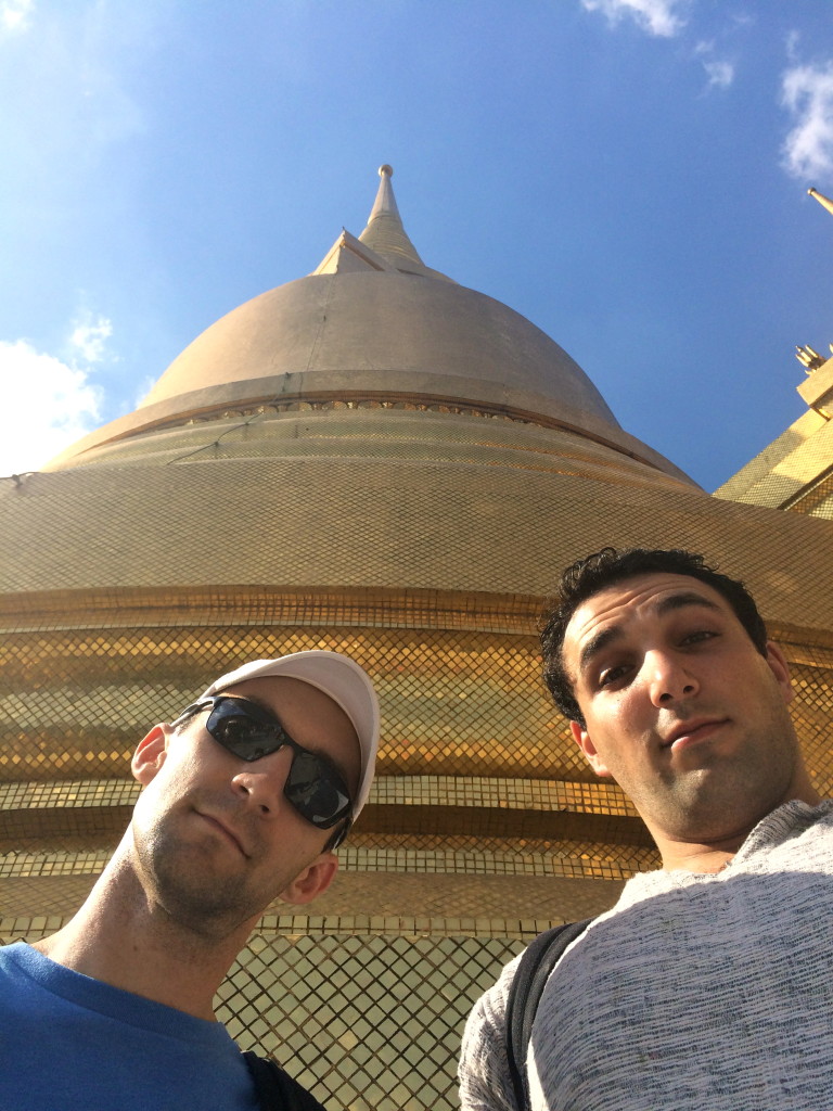 Eli and Chris at Wat Phrakaew