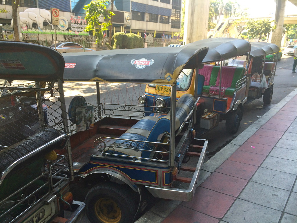 Tuk-tuks at Siam Square