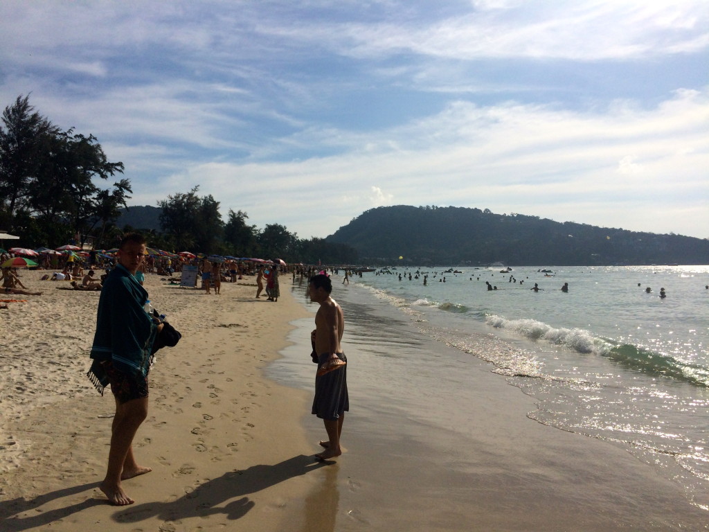 Jordan and Koyama, Patong Beach