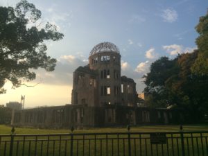 The "Atomic Dome" in Hiroshima.